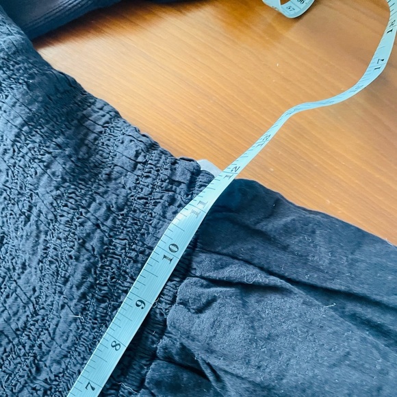 Everlane The Gauze Off -The-Shoulder Dress in Black size small - Picture 7 of 11